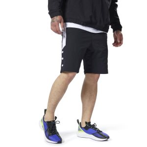 Reebok Meet You There Woven Kurze Hose Herren - Schwarz - DE 539-DSZ